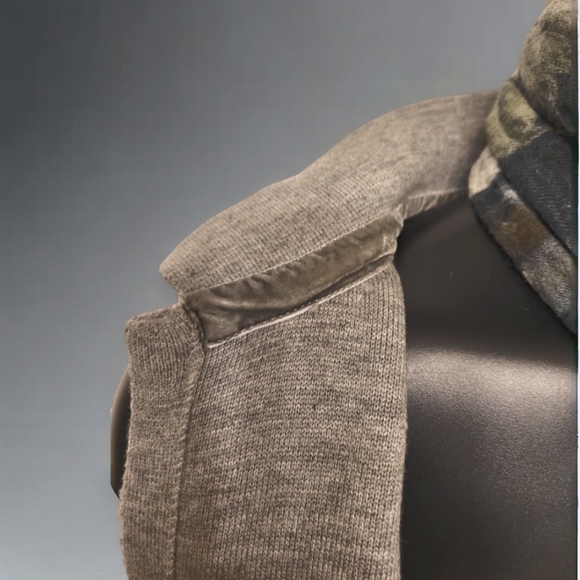 Knitted long vest mink and rabbit fur fabric size M - Picture 7 of 12